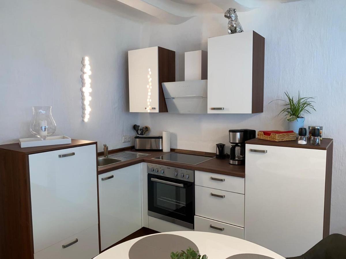 Schoene Ferienwohnung Burgruine Fachwerkhaus Bacharach Buitenkant foto