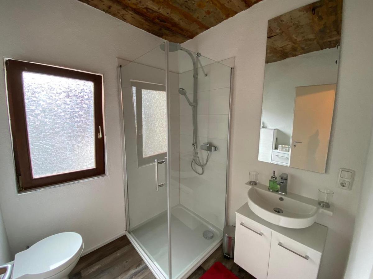 Schoene Ferienwohnung Burgruine Fachwerkhaus Bacharach Buitenkant foto
