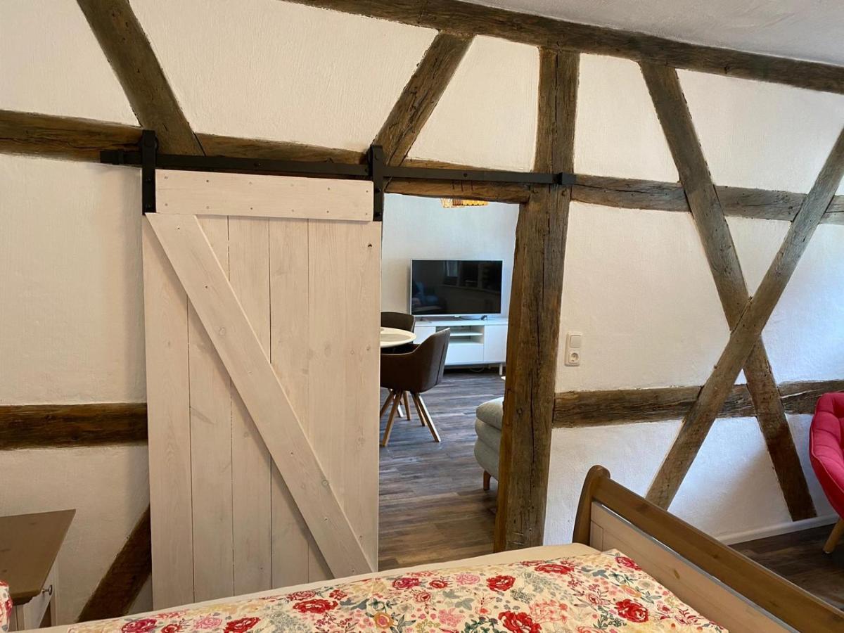 Schoene Ferienwohnung Burgruine Fachwerkhaus Bacharach Buitenkant foto