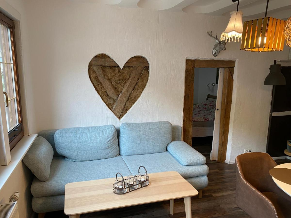 Schoene Ferienwohnung Burgruine Fachwerkhaus Bacharach Buitenkant foto