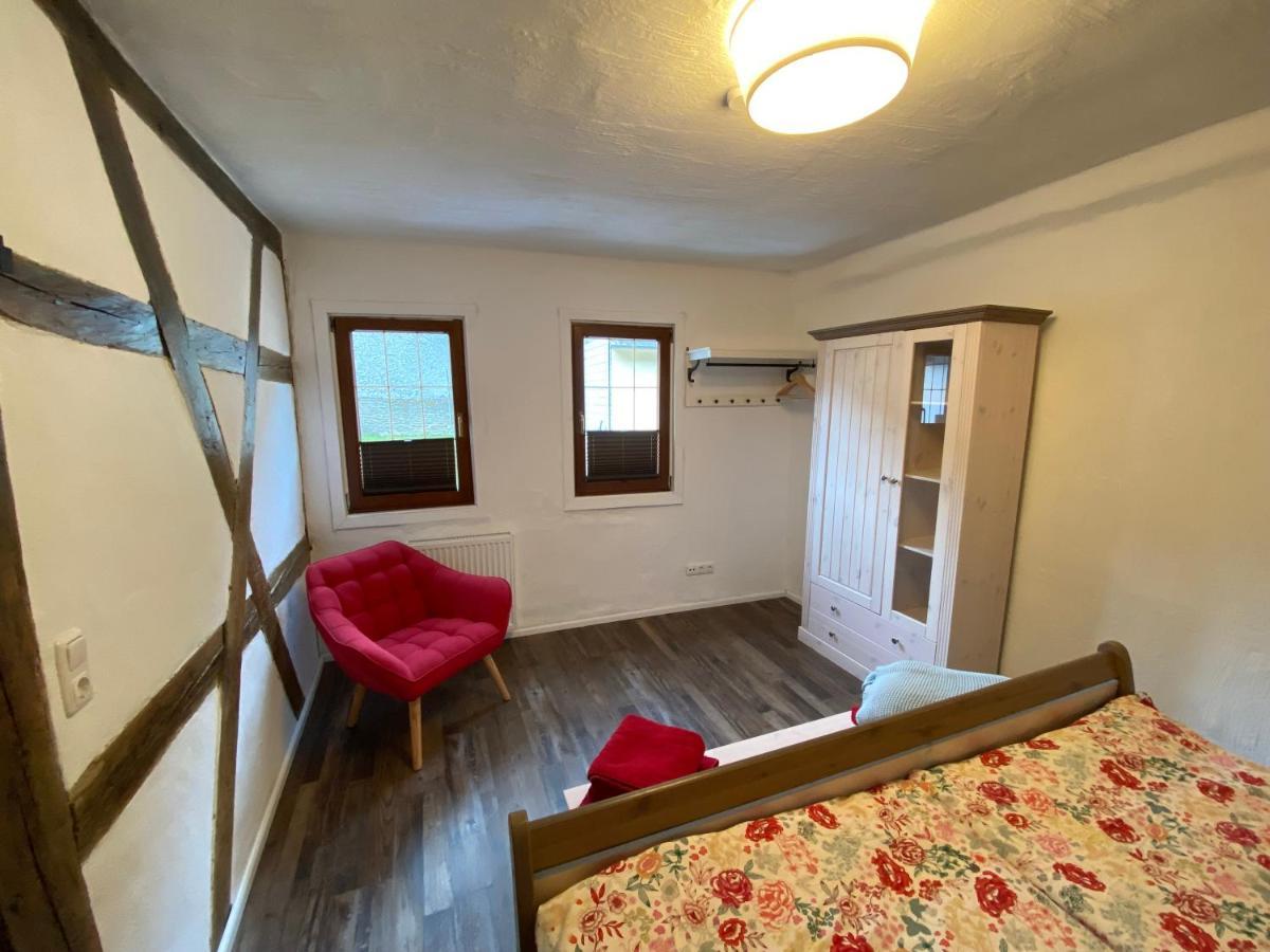 Schoene Ferienwohnung Burgruine Fachwerkhaus Bacharach Buitenkant foto